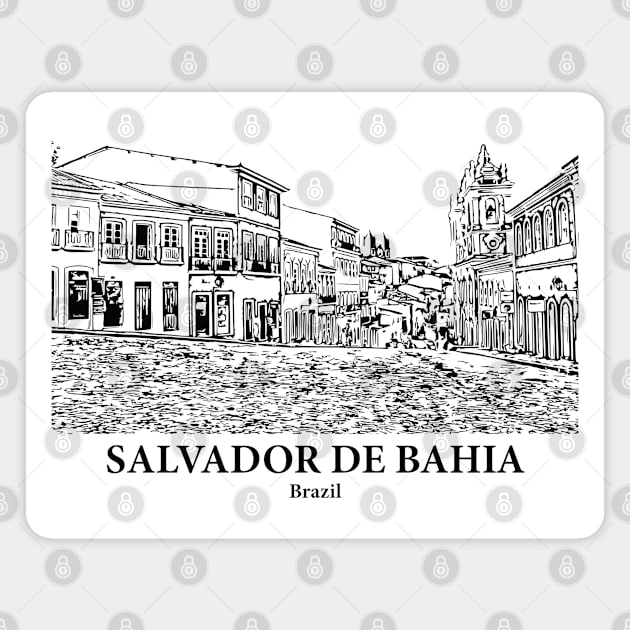 Salvador de Bahia - Brazil Magnet by Lakeric